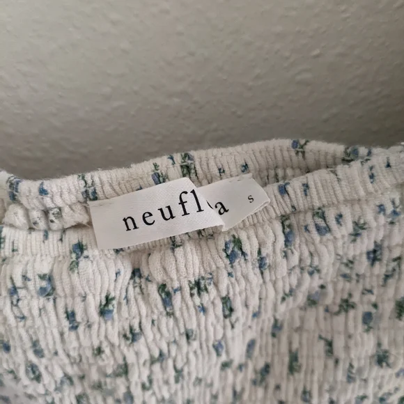 Neuflora Hartselle Dress In Blue Floral - Picture 4 of 6